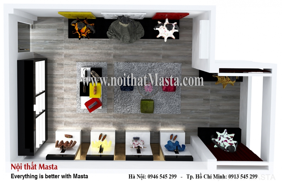 thiet ke shop thoi trang nu